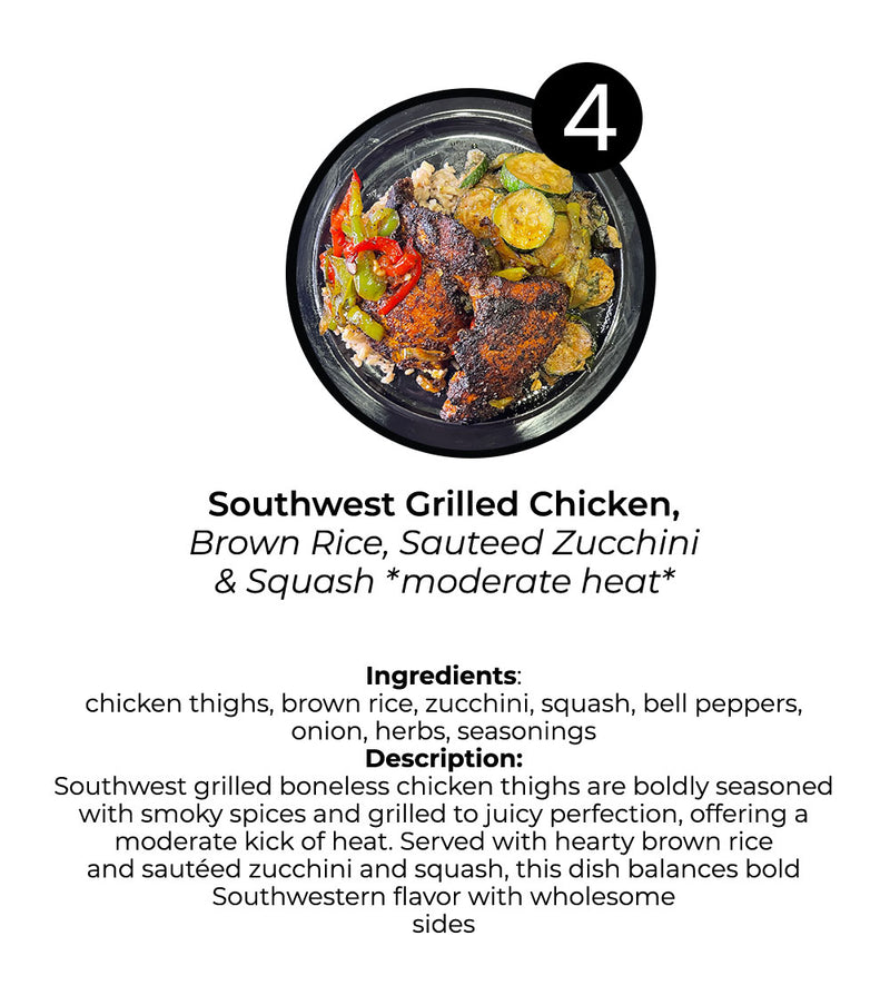Healthy Meal Prep in Huntsville & Madison | 10 Mix & Match Meal Plan -  Oct 19th-Oct 25th